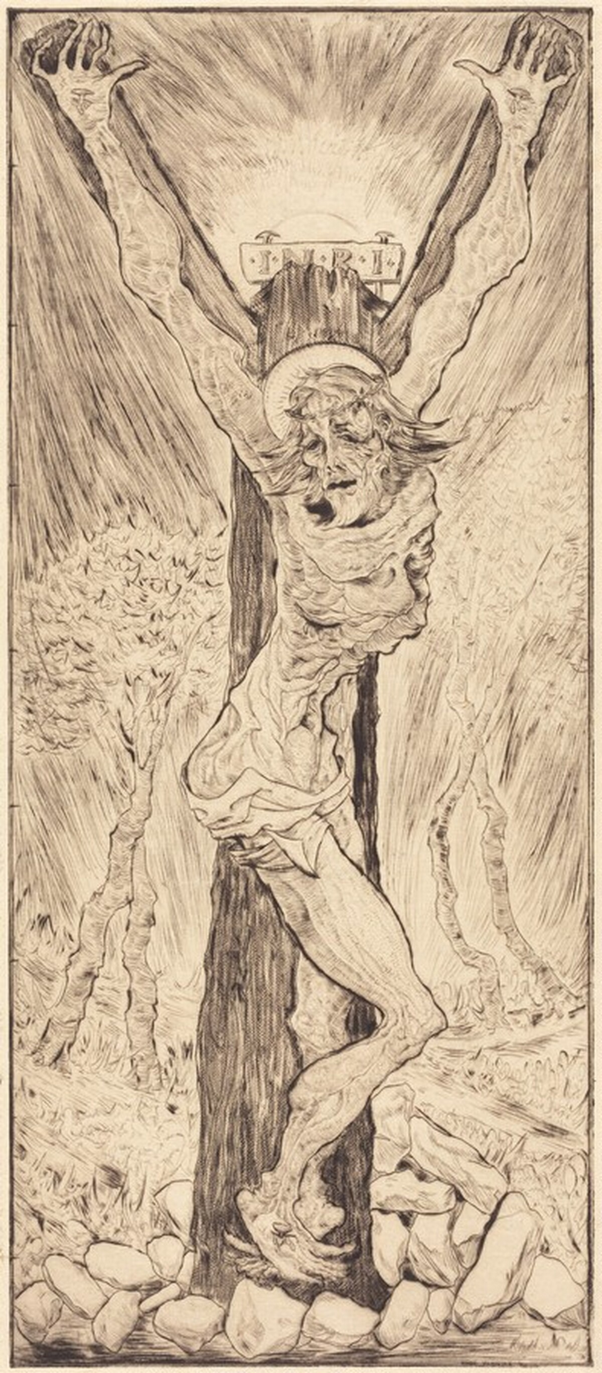 Christ on the Cross by Tomás Harris