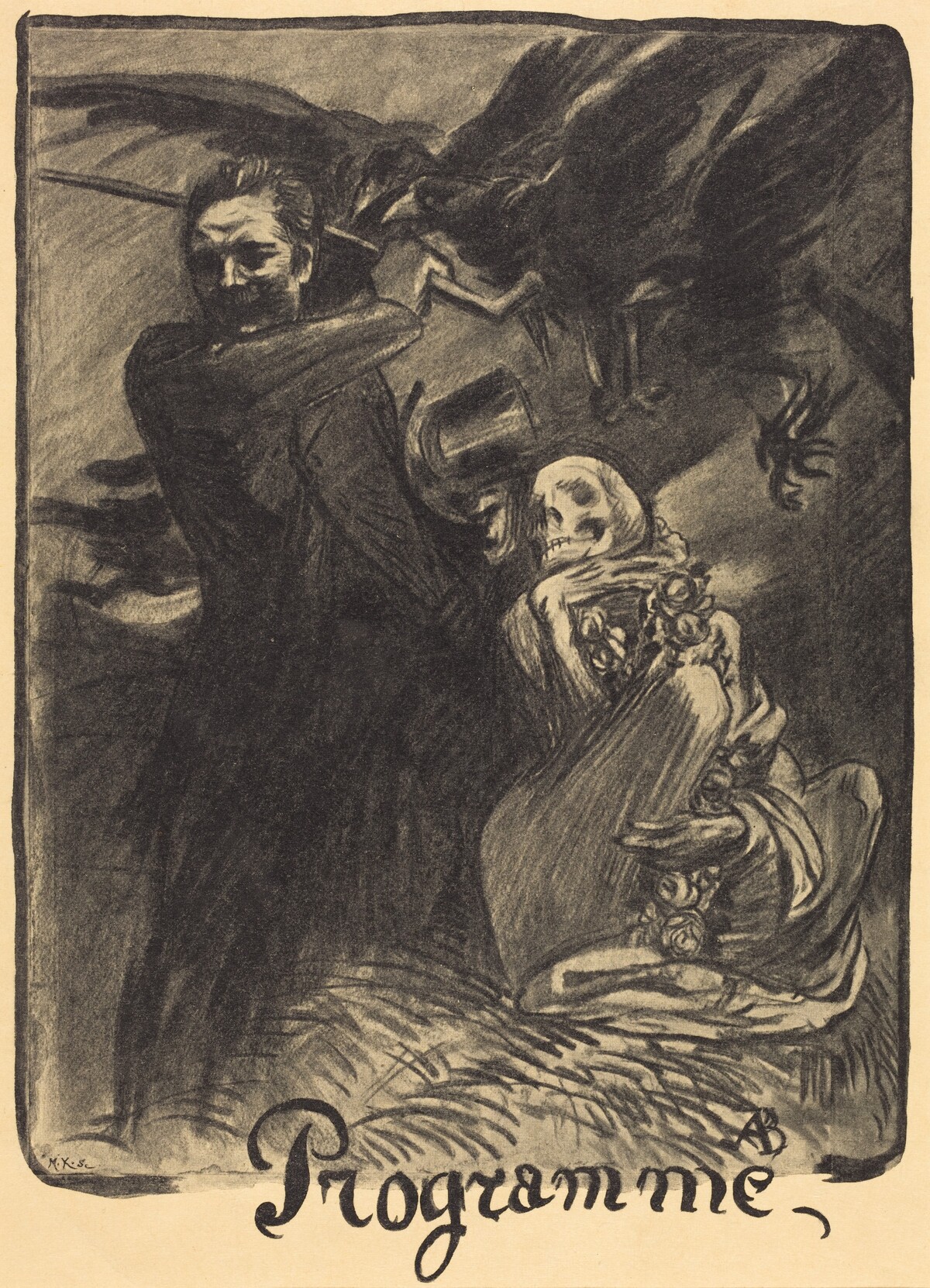 Les Honnêtes femmes; Conférence, Poésies inédites d'Henry Becque; La Parisienne by After Albert Besnard