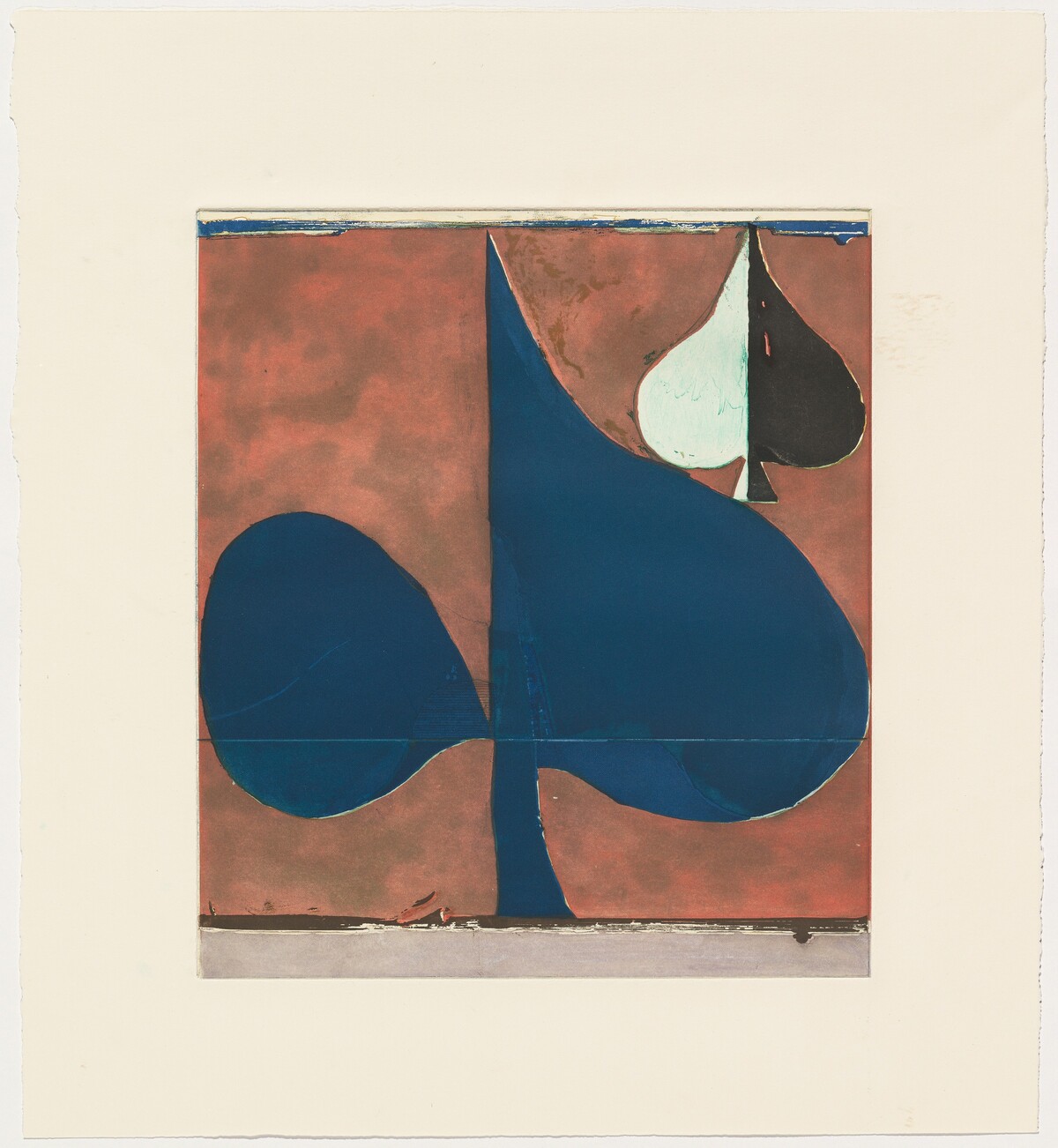 Combination [working proof 19] by Richard Diebenkorn