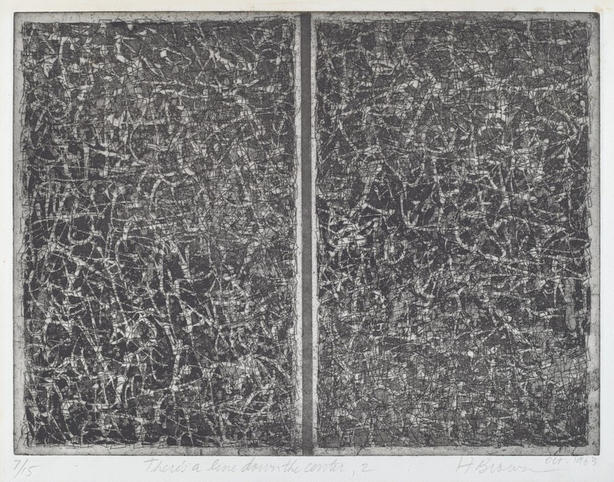 There's a Line Down the Center, 2 by Hilton Brown