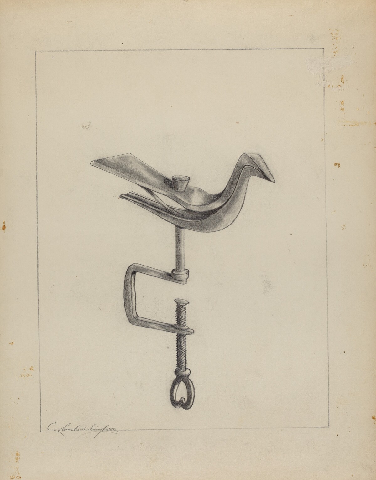 Sewing Bird by Columbus Simpson