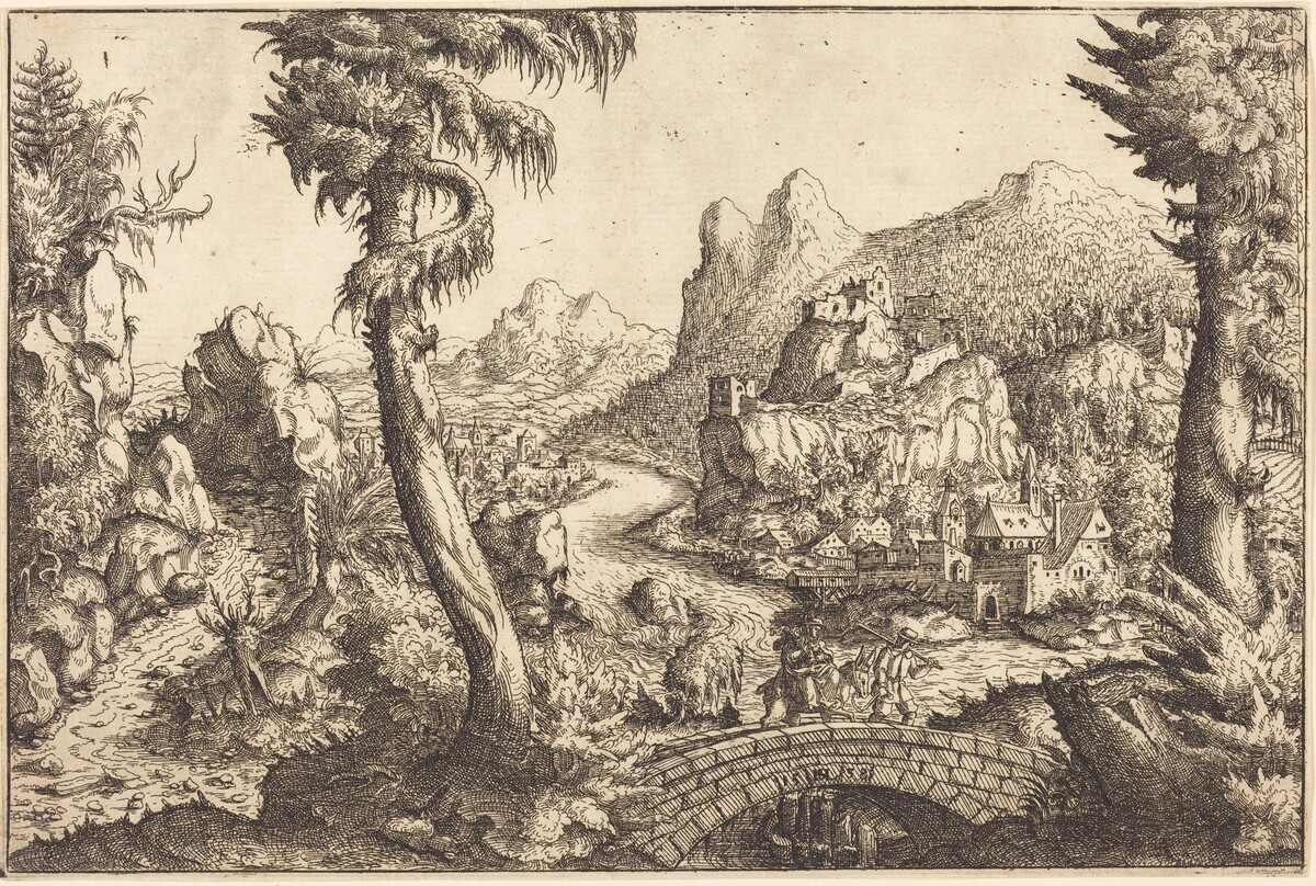 The Flight into Egypt by Hanns Lautensack