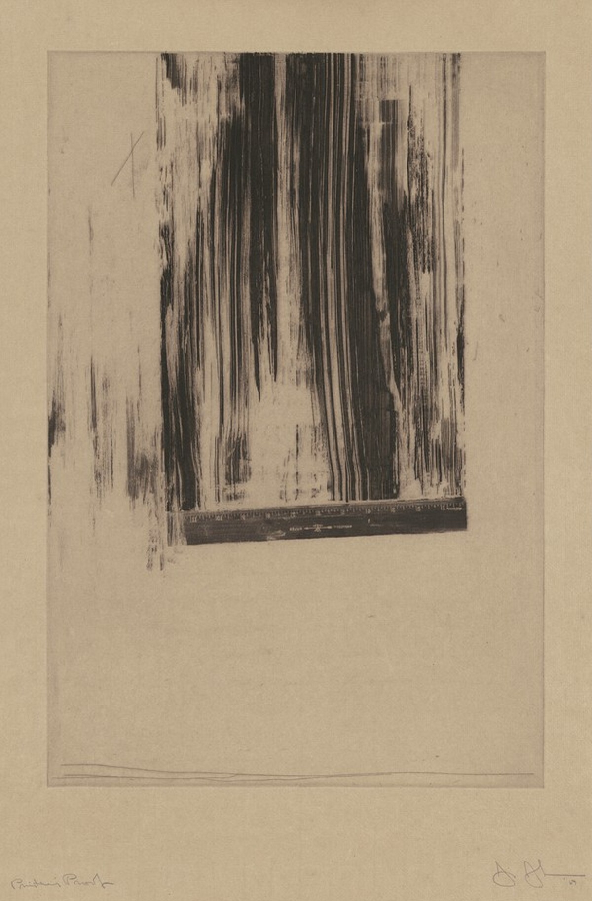Untitled [printer's proof] by Jasper Johns