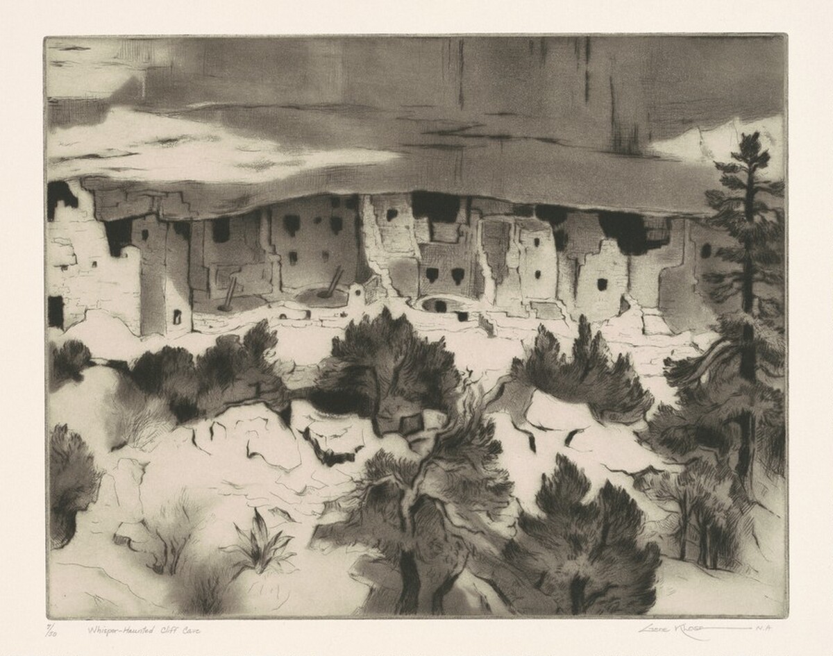 Whisper—Haunted Cliff Cave by Gene Kloss