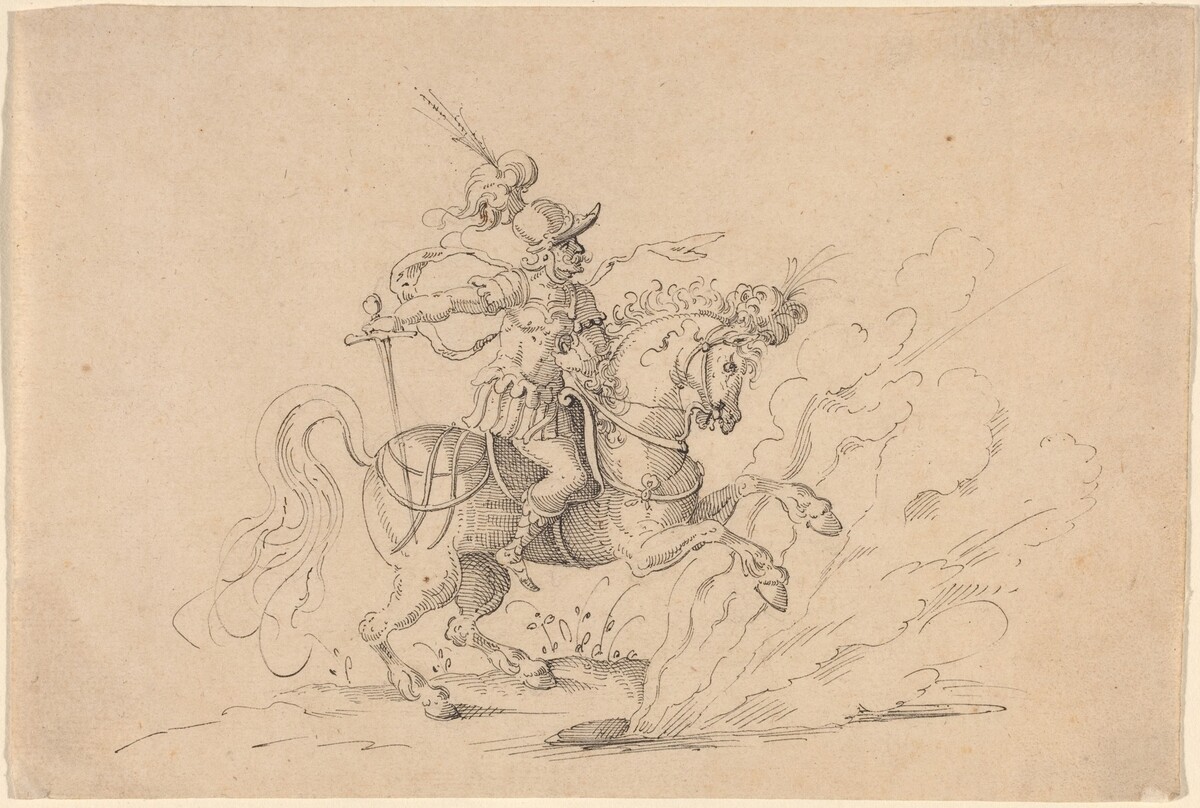 The Sacrifice of Marcus Curtius by Jost Amman