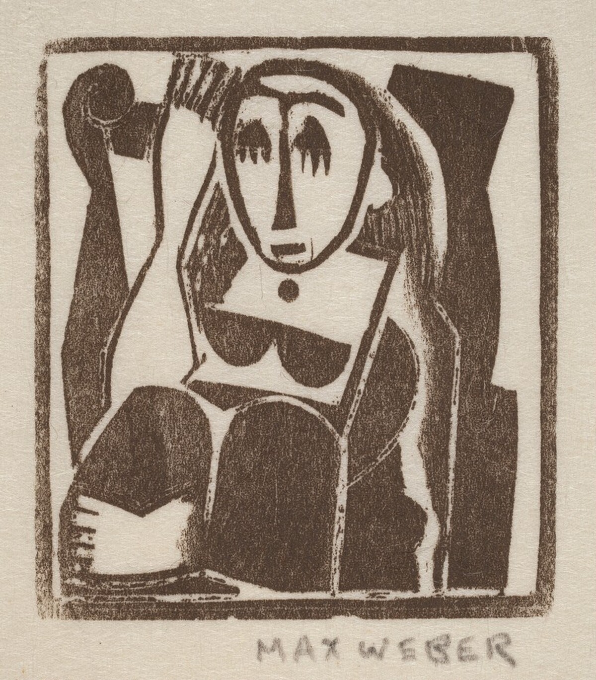 Seated Woman by Max Weber