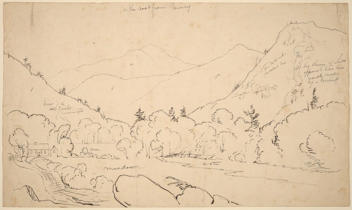 On the Road from Conway by Thomas Cole