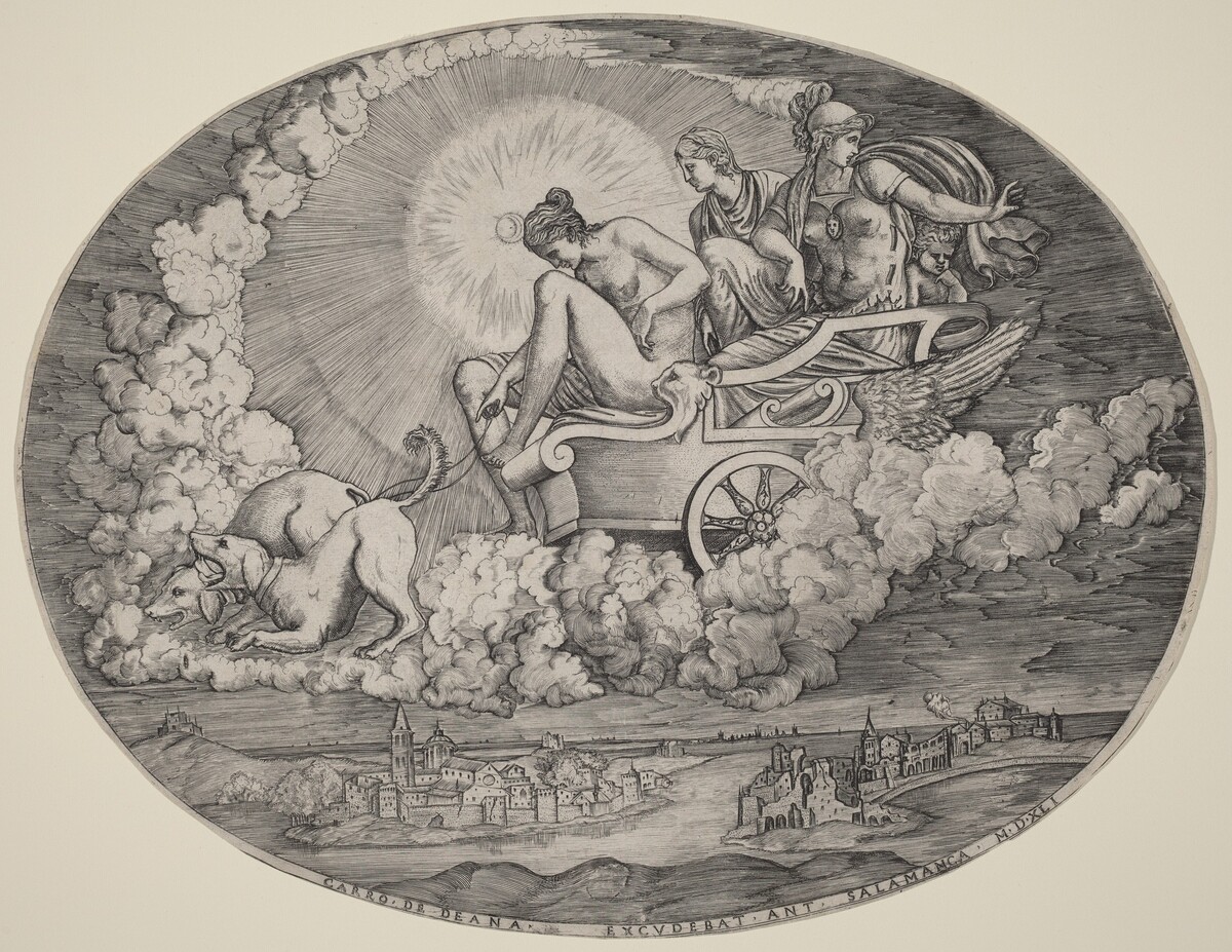 The Chariot of Diana by Raimondi School