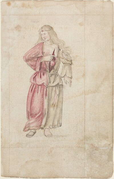 Personification of Friendship (Amicitia) [fol. 2 recto]