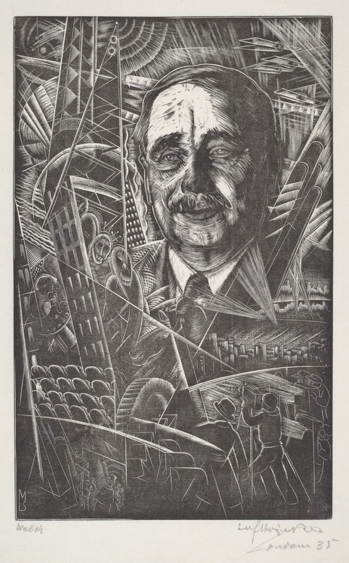 H.G. Wells by Stefan Mrozewski