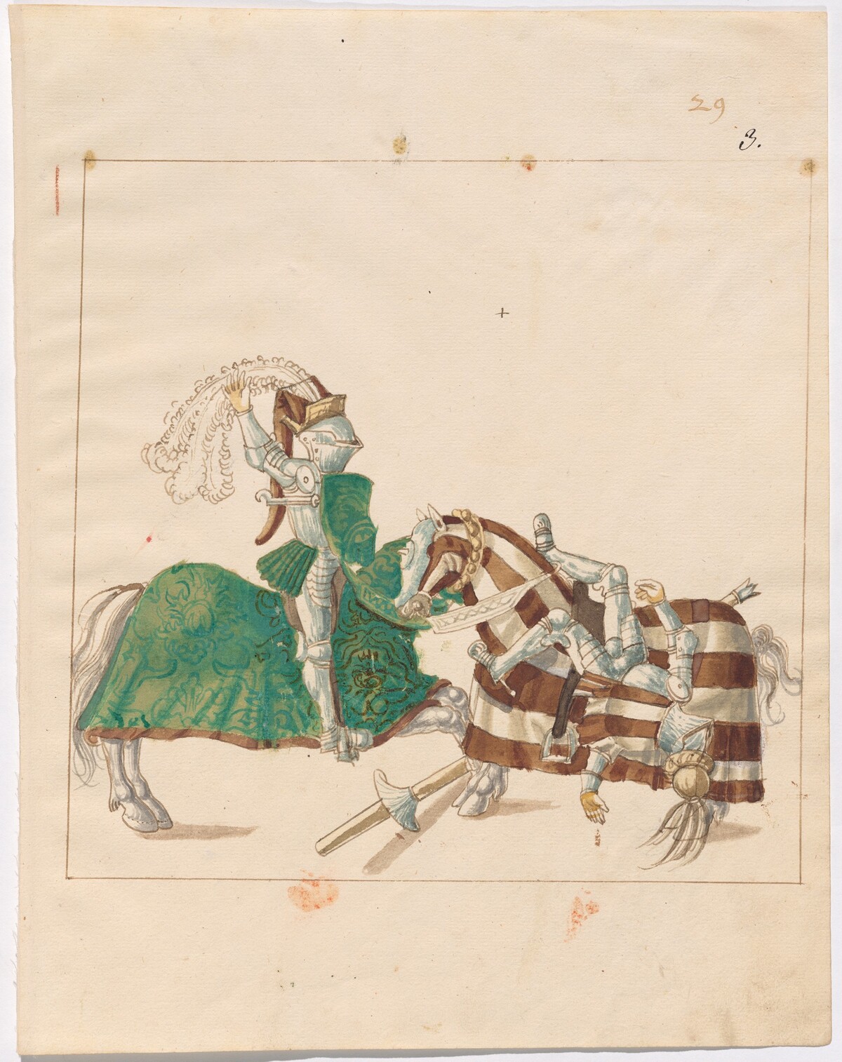 Joust of Peace in Leg Armor by German 16th Century