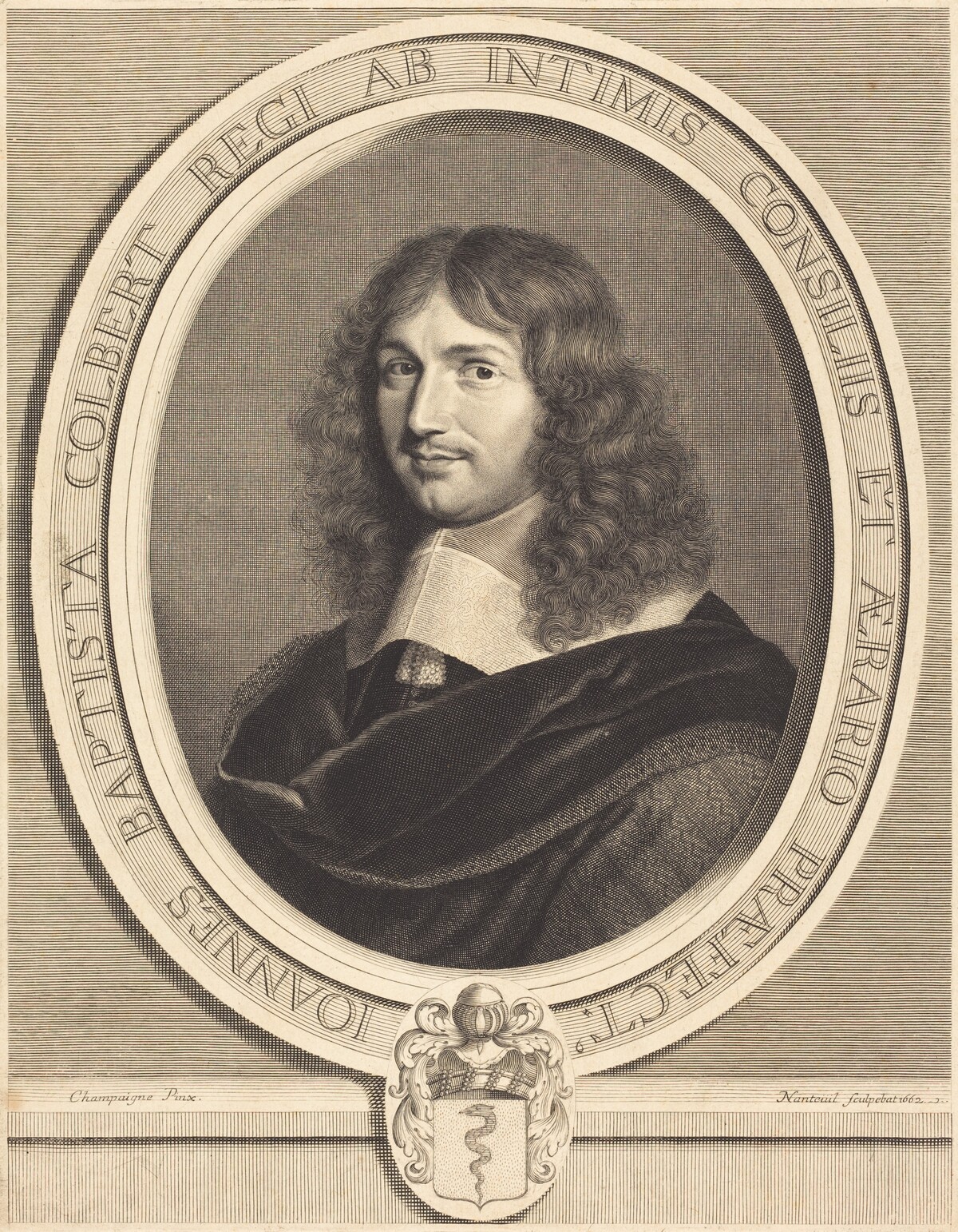Jean-Baptiste Colbert by Robert Nanteuil after Philippe de Champaigne