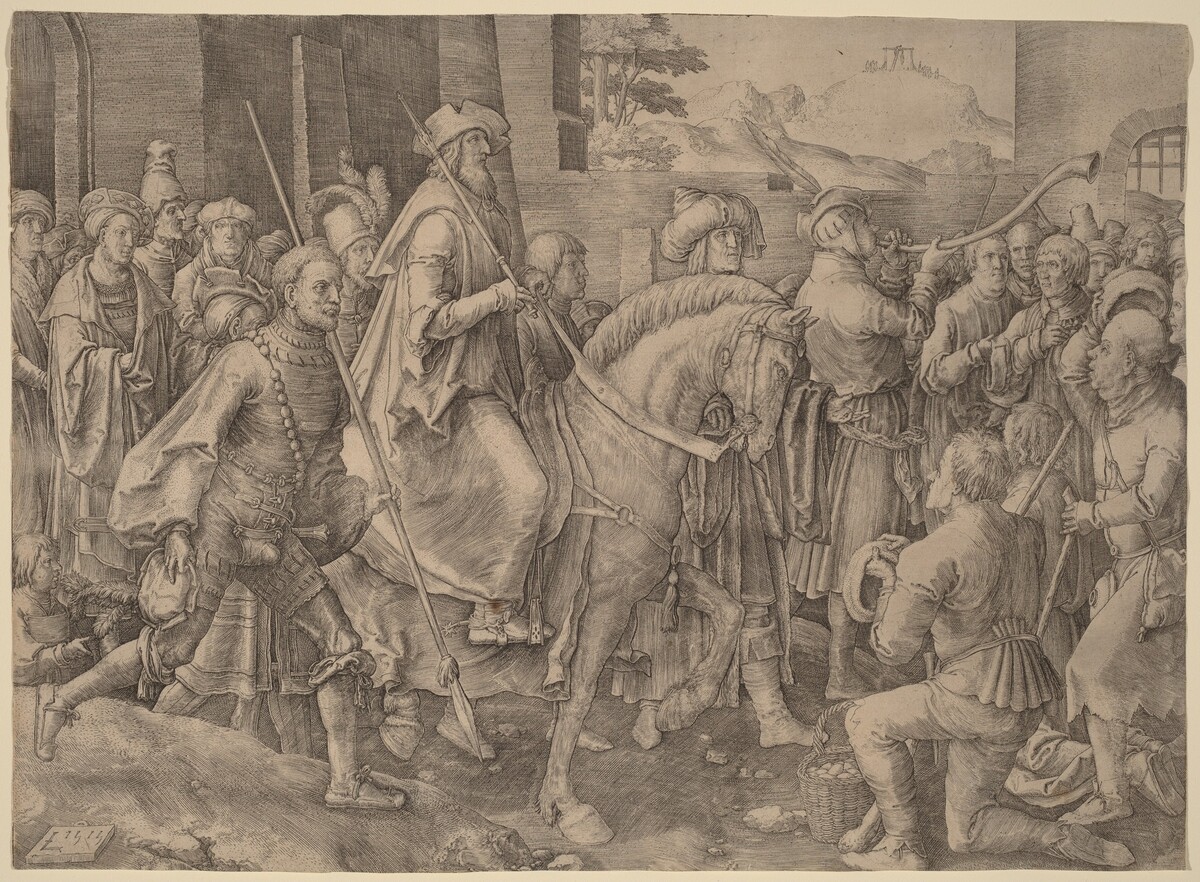 The Triumph of Mordecai by Lucas van Leyden