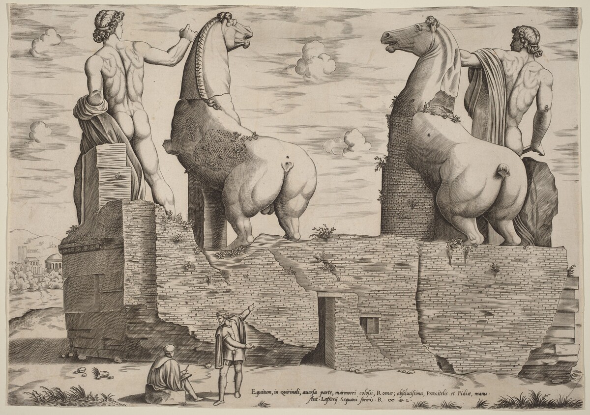 Equitum, in Quirinali, aversa parte by Italian 16th Century (published by Antonio Salamanca)