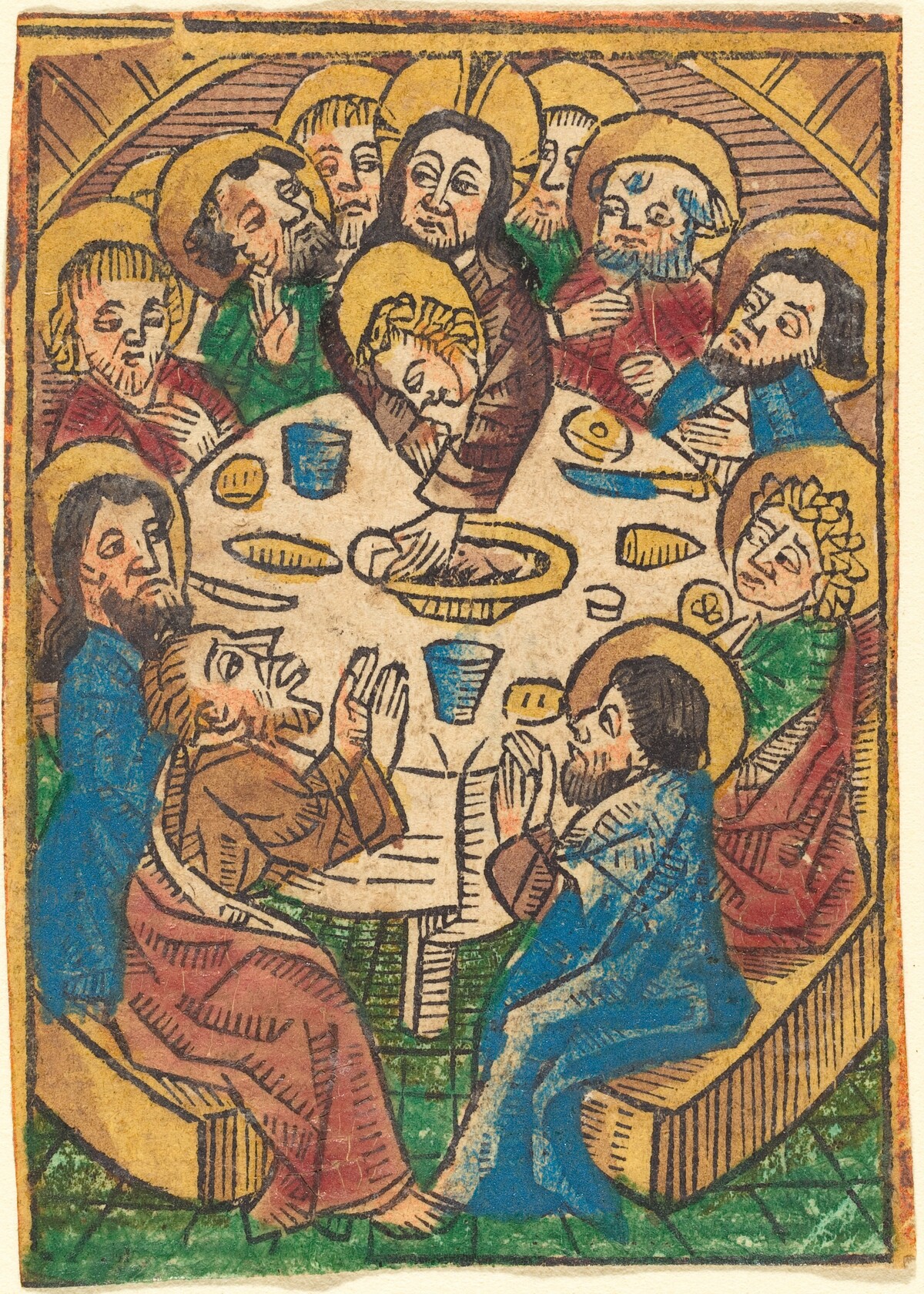 Last Supper by German 15th Century