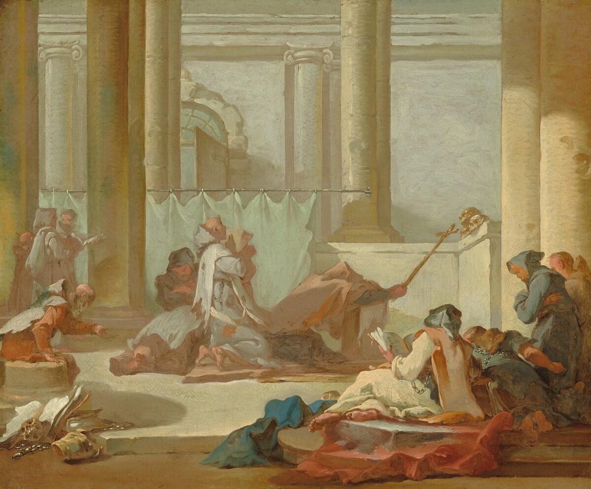 The Adoration of the Skulls by Michel-François Dandré-Bardon