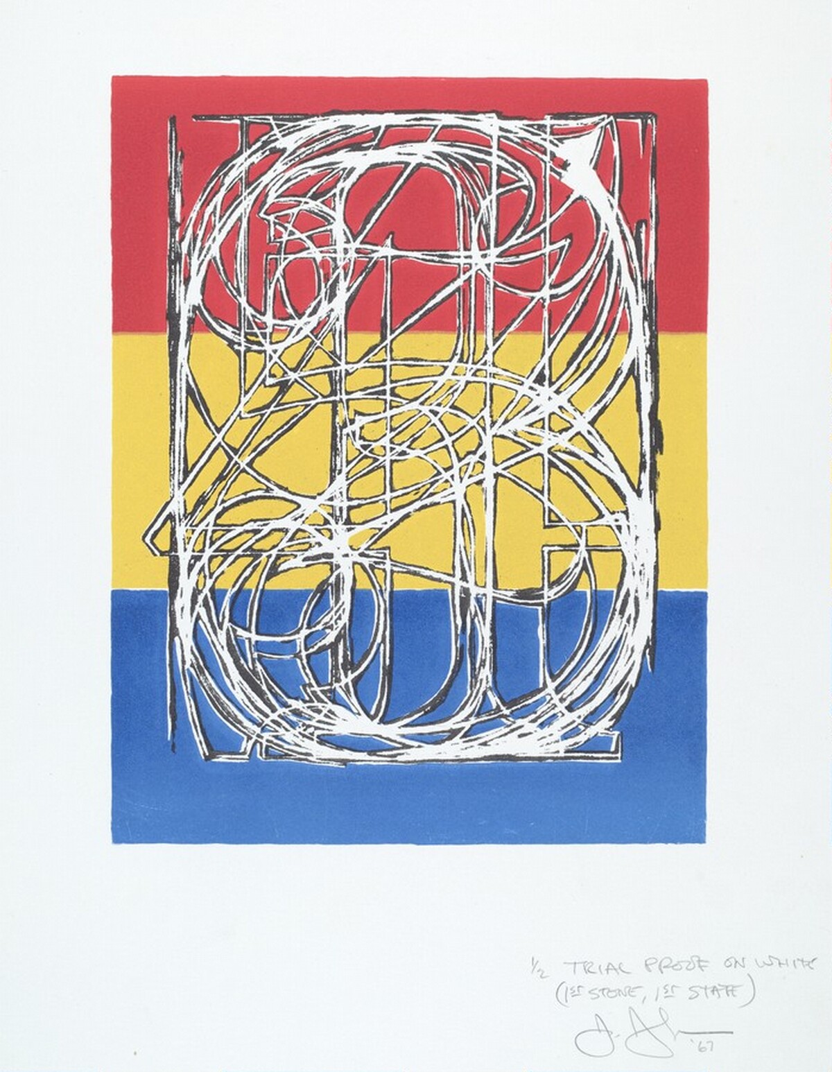 0 through 9 [trial proof] by Jasper Johns