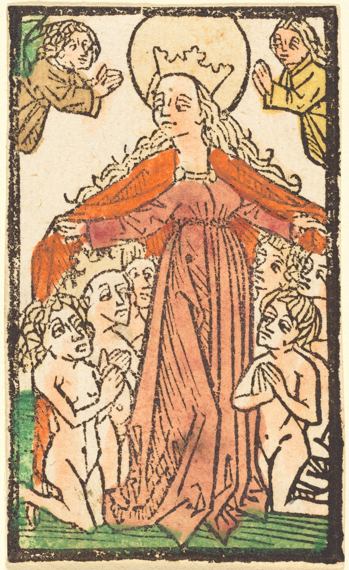 Madonna as a Protectress by German 15th Century