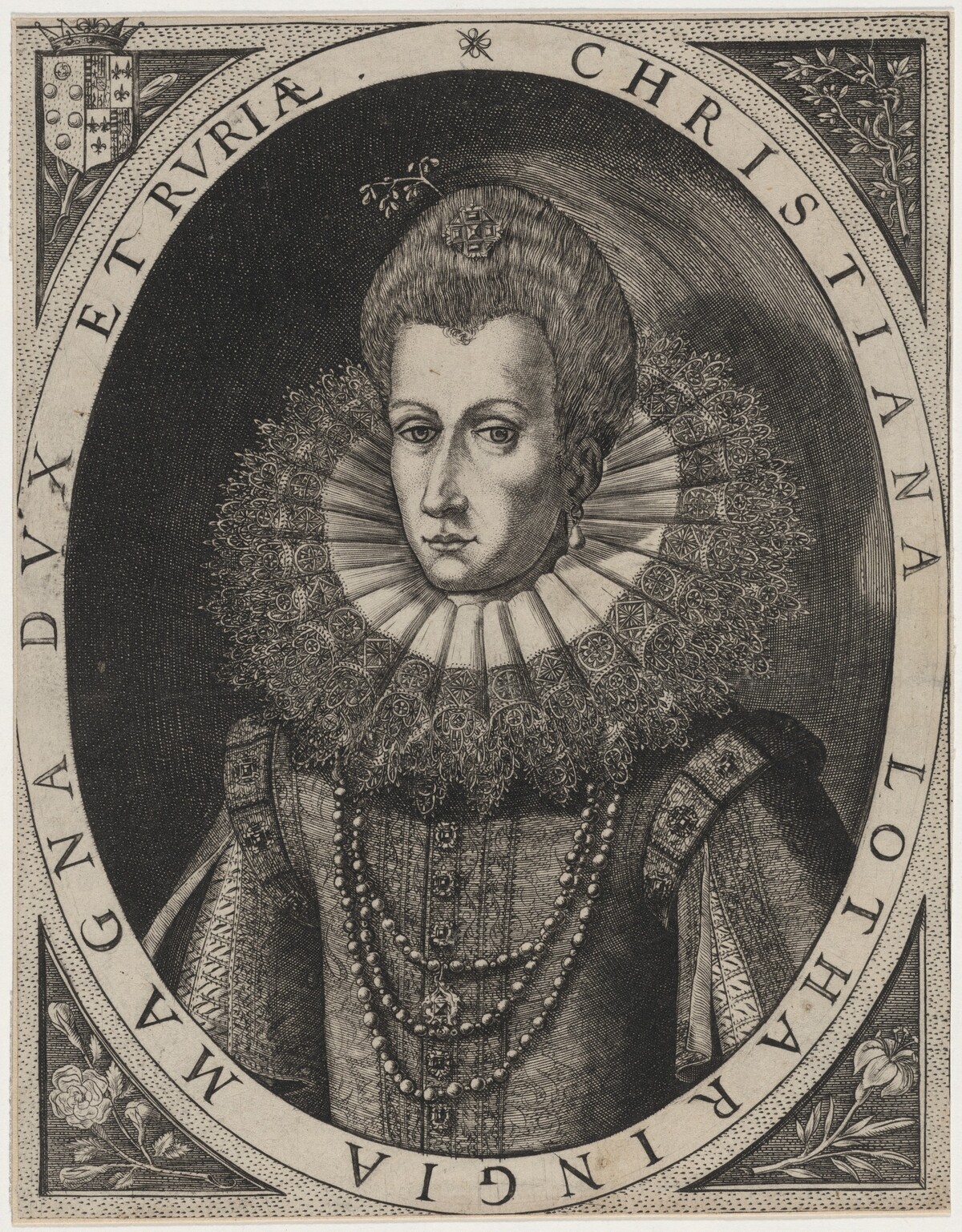 Christiana Lotharingia (Christine de Lorraine) by Unknown Artist