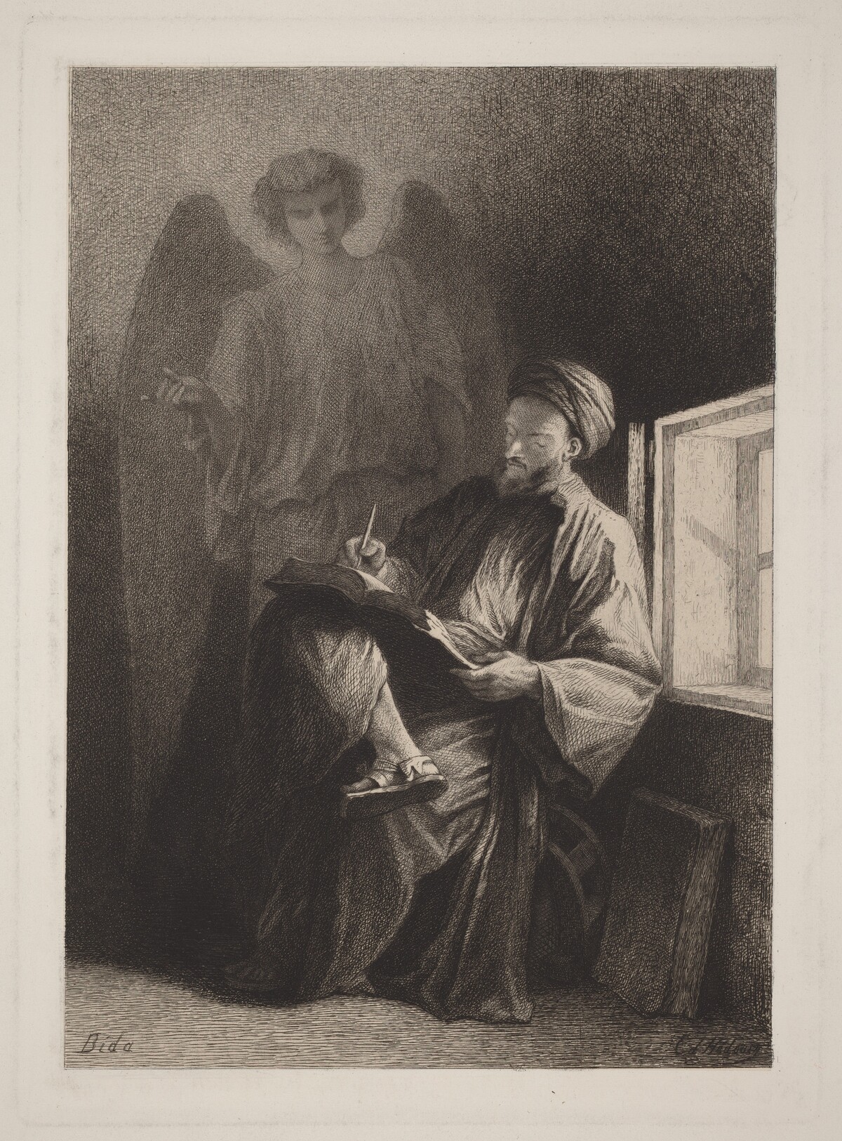 Saint Matthew by Edmond Hédouin, after Alexandre Bida