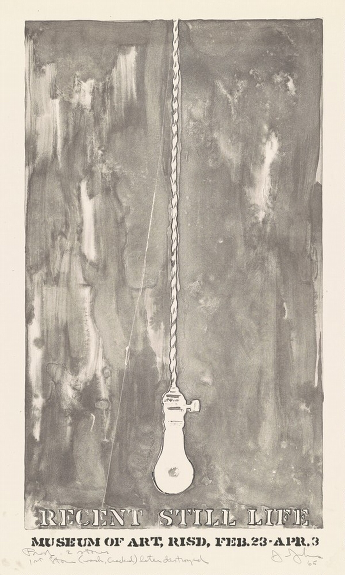 Recent Still Life [misc. proof] by Jasper Johns