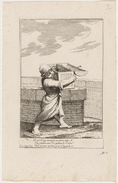 Bertoldino Enraged by the Croaking Frogs