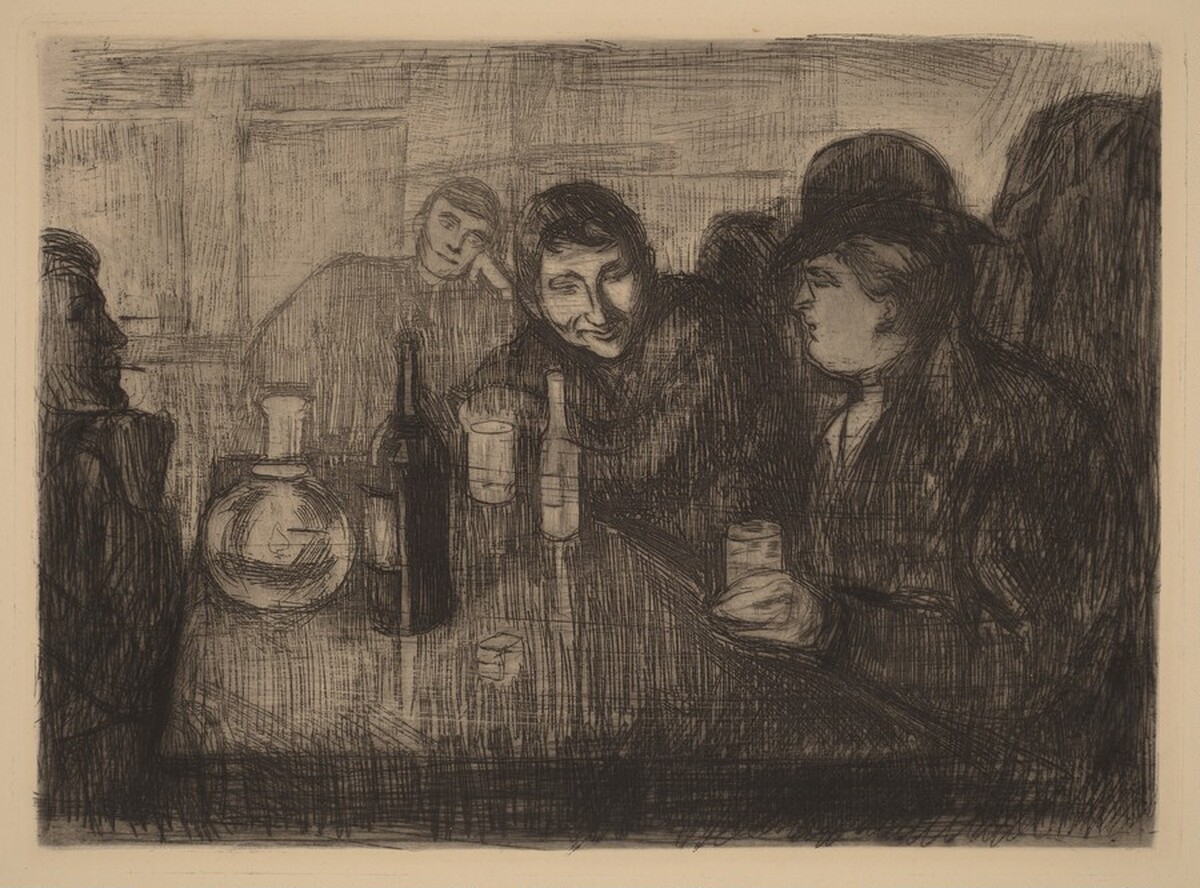Christiana Boheme by Edvard Munch
