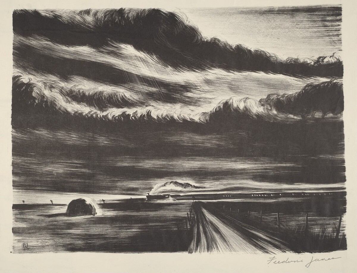 Untitled (Night Train) by Frederic James
