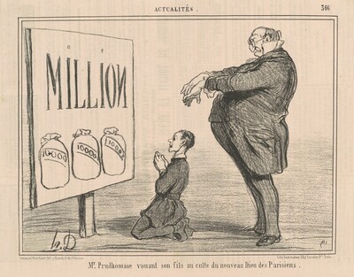 Mr. Prudhomme vouant son fils au ...