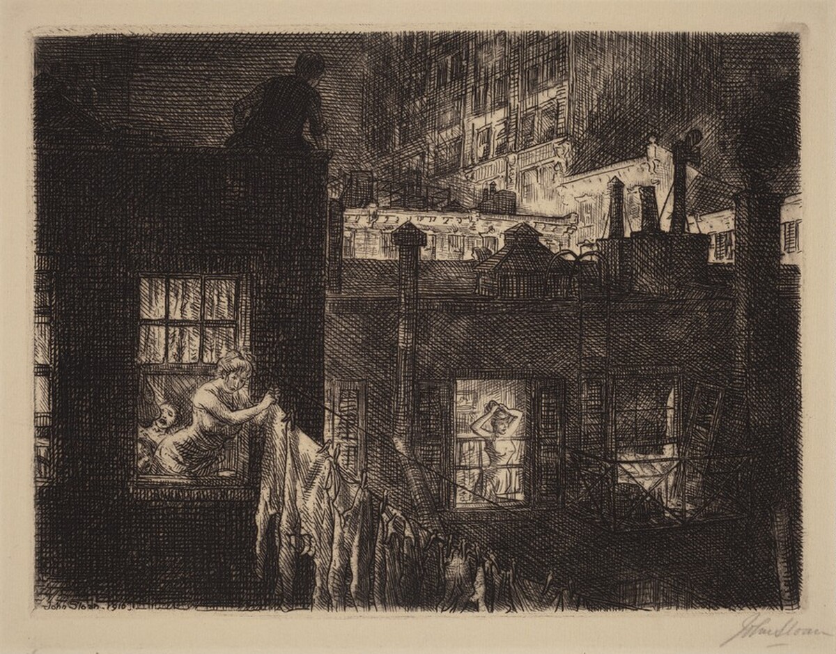 Night Windows by John Sloan