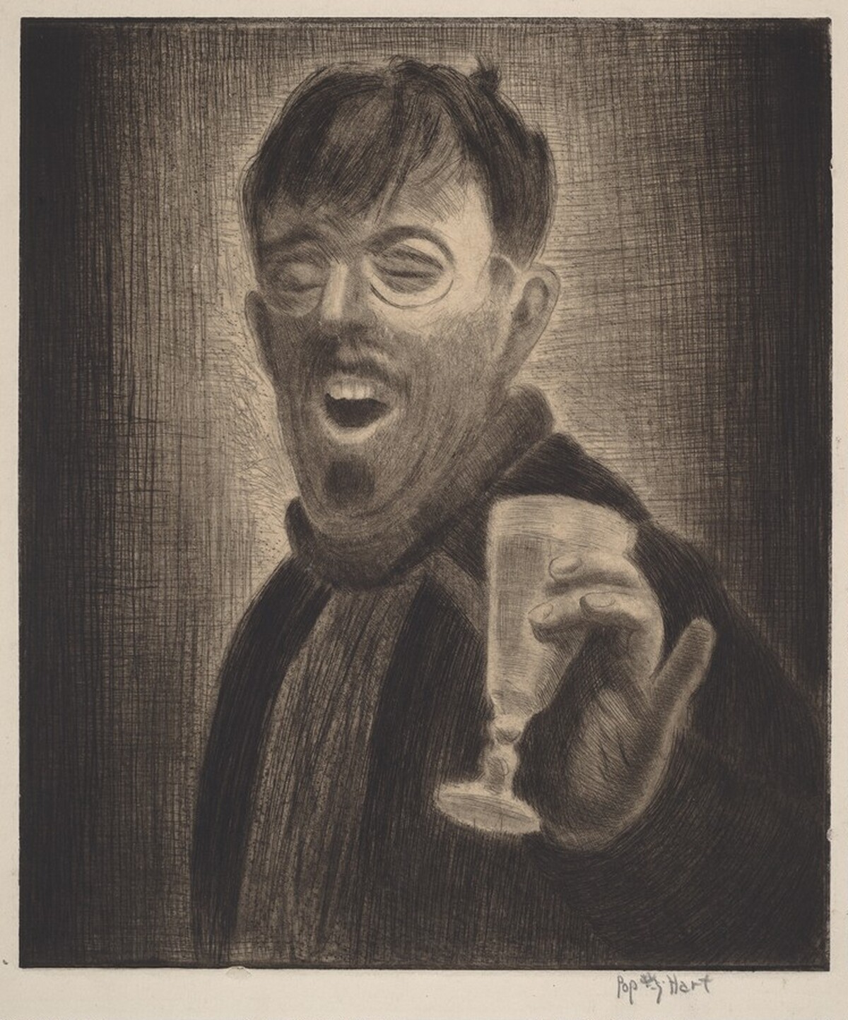Happy Days (Self Portrait) by George Overbury (Pop) Hart