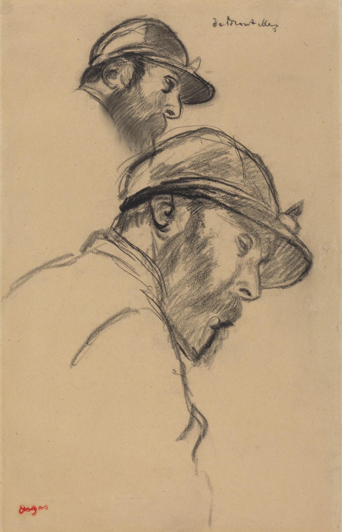 Study of a Jockey (M. de Broutelles) by Edgar Degas