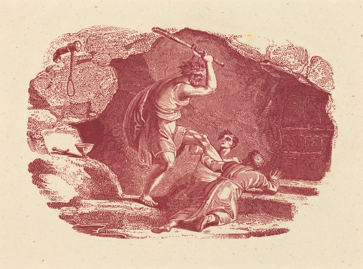 Murder Scene by Thomas Bewick