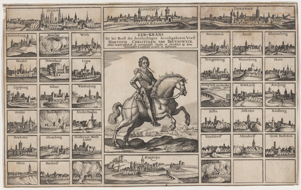 Hartoch Christian of Brunswick by Claes Jansz Visscher (publisher)