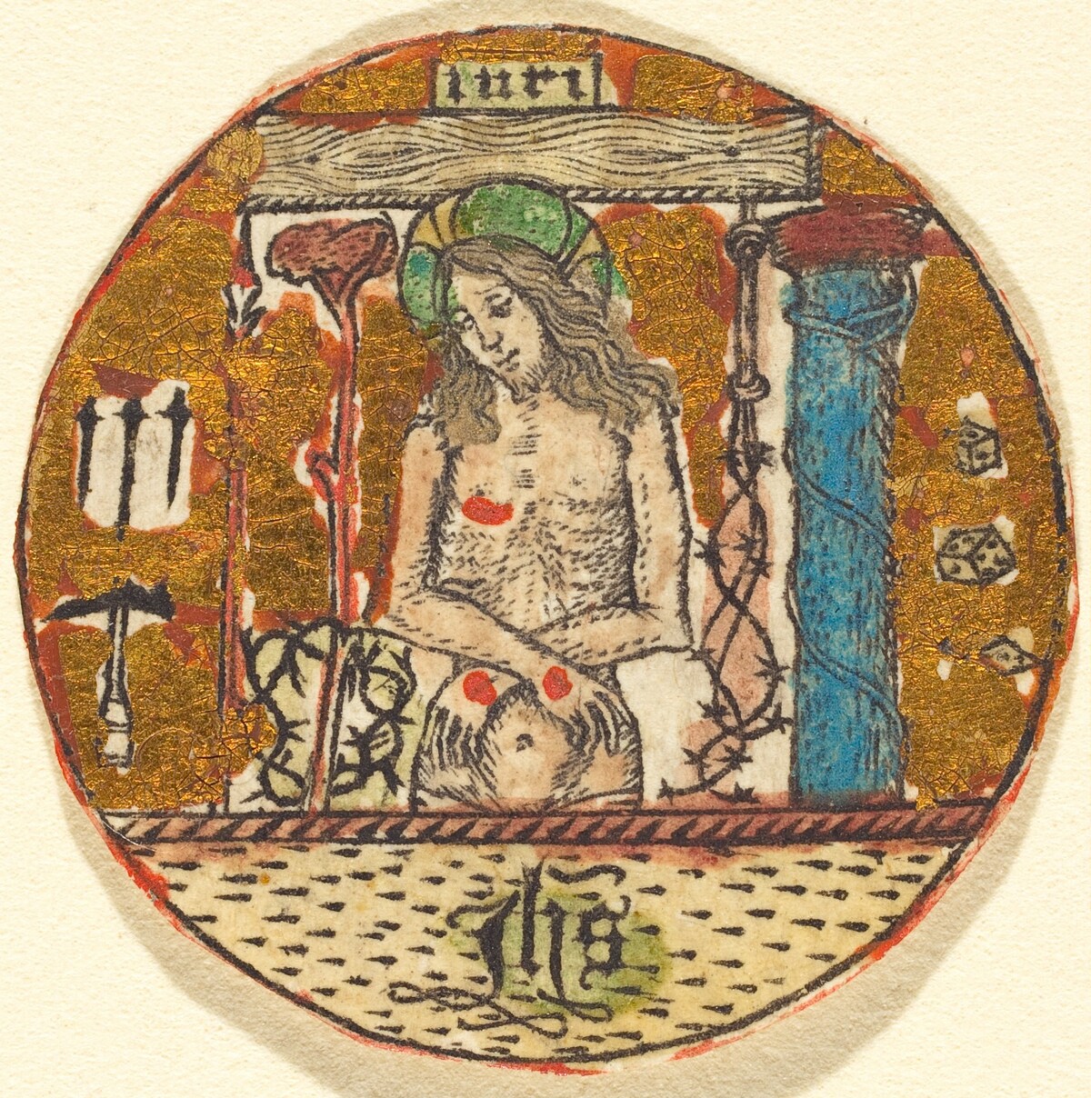 Christ as the Man of Sorrows by Follower of Master E.S.