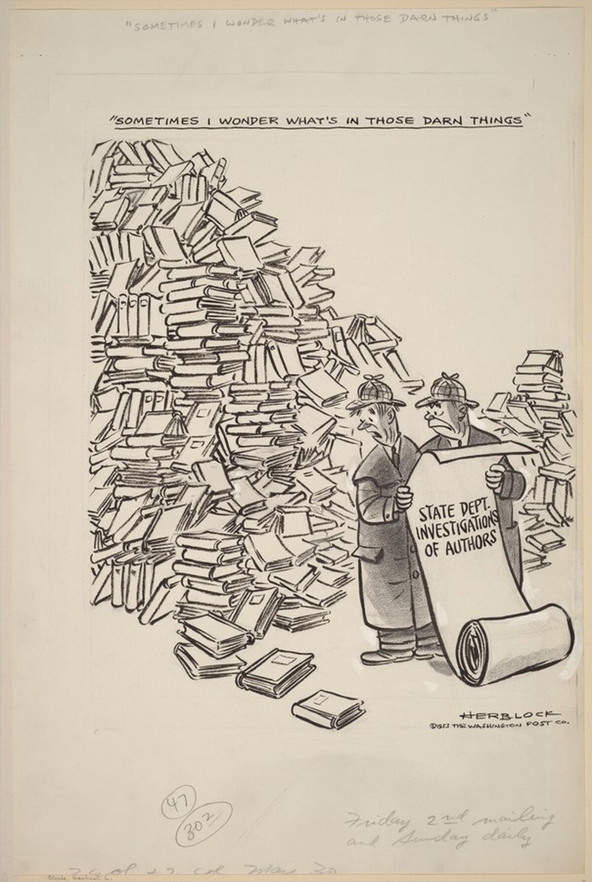 Sometimes I Wonder What's in Those Darn Things by Herbert Lawrence Block