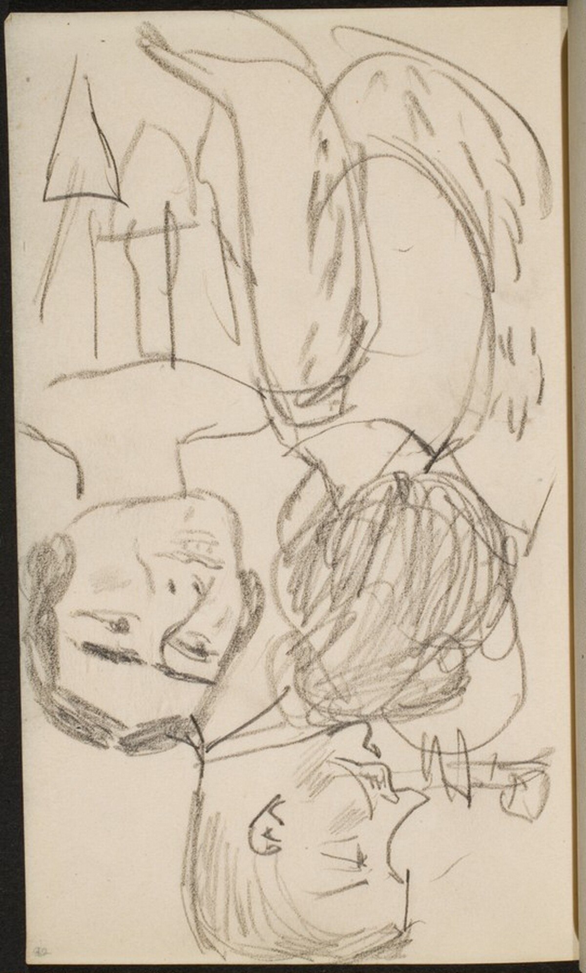 Drei Figuren (Three Figures) [p. 82] by Max Beckmann