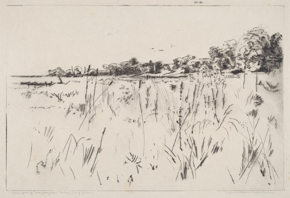 Glimpse of the Manasquan River by Cadwallader Washburn