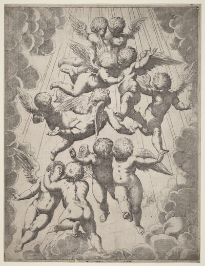 A Group of Angels in Glory