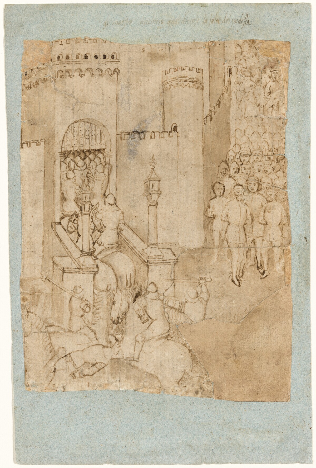 Conquest of a Town by Attributed to Altichiero da Zevio