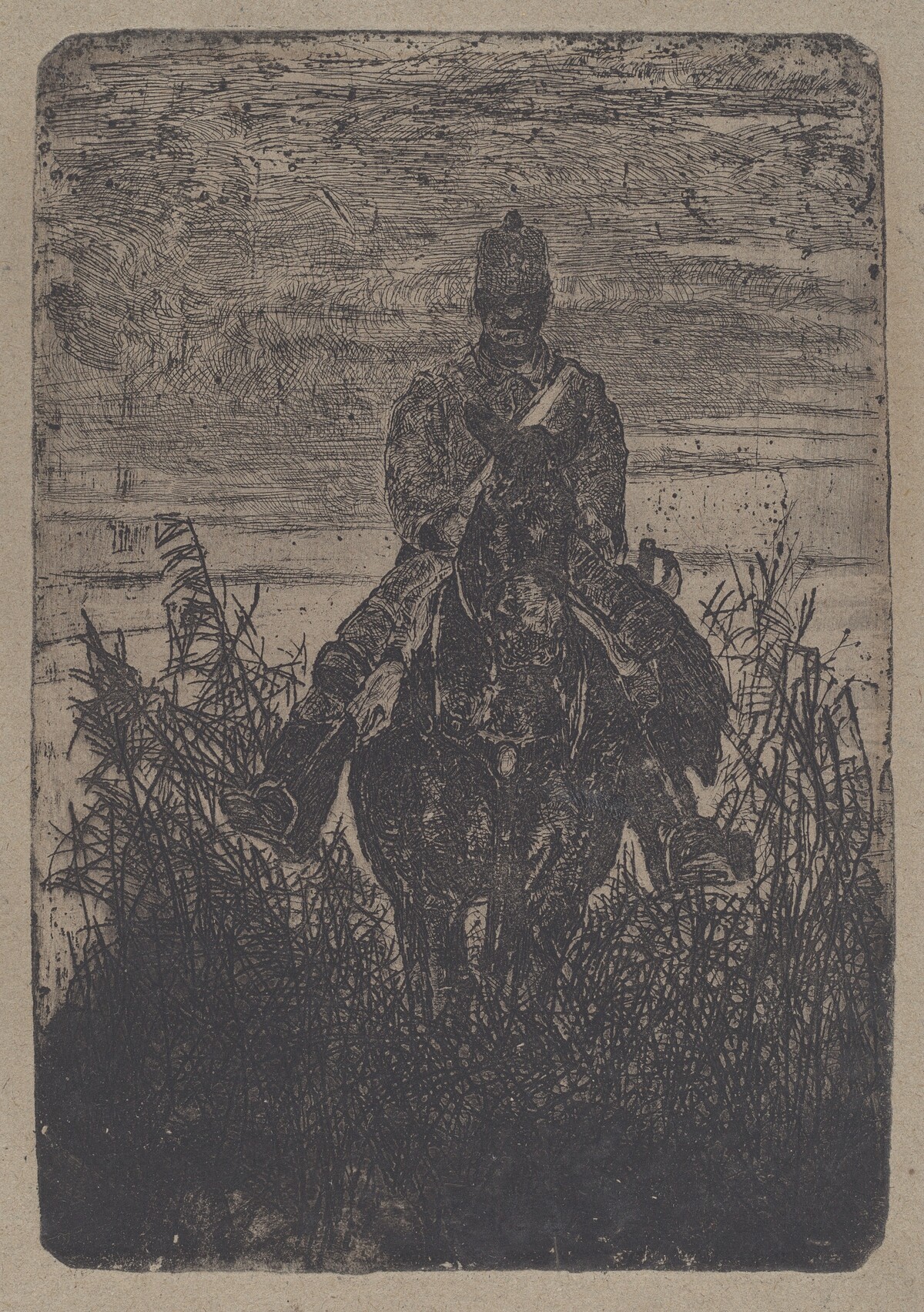 Patrol (Esplorazione) by Giovanni Fattori