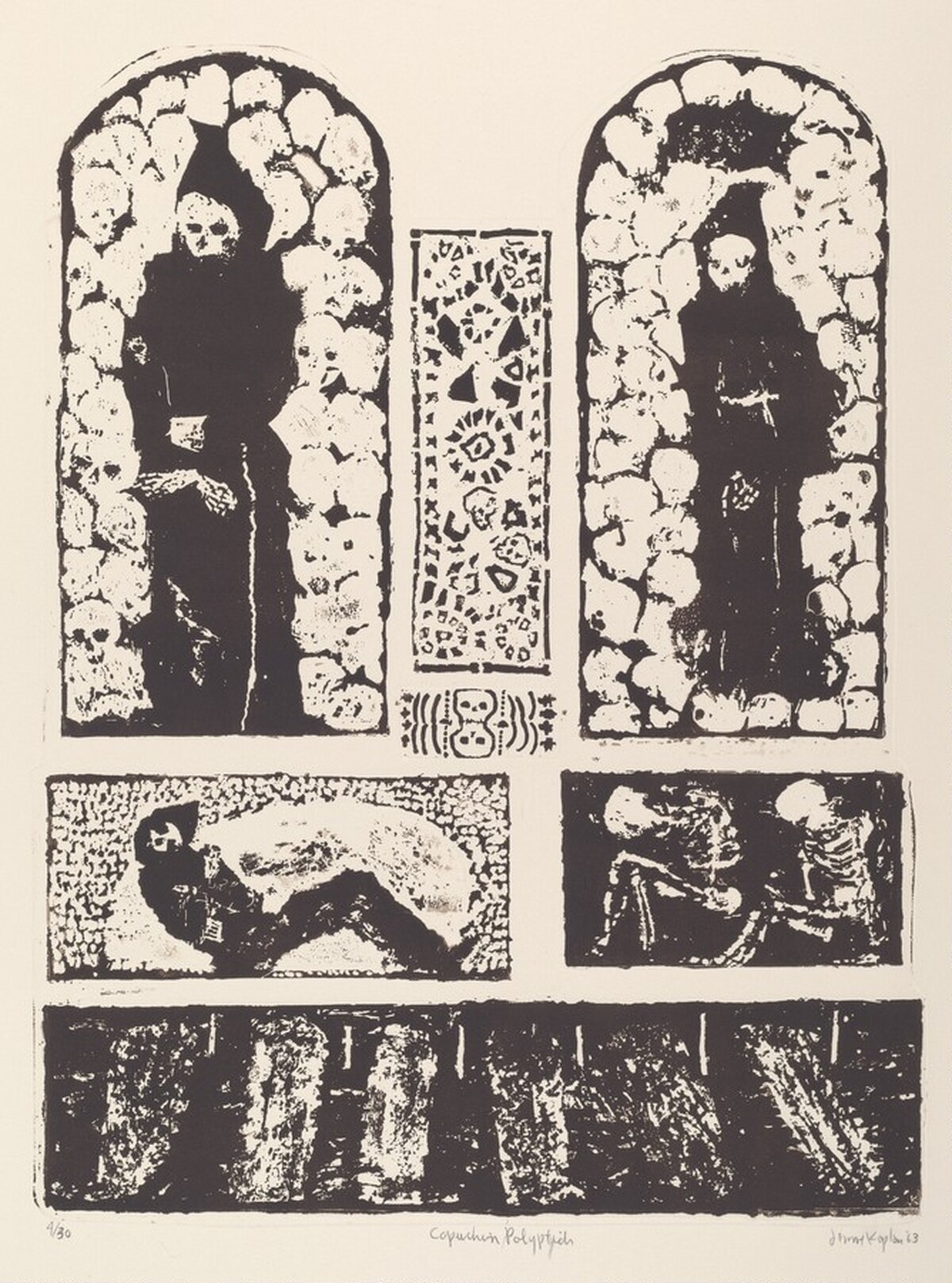 Capuchin Polyptych by Jerome Kaplan