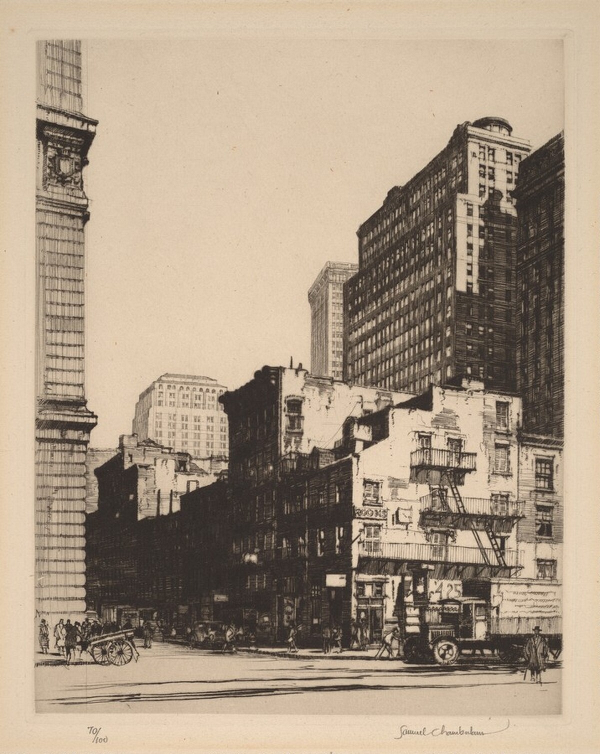 Manhattan, Old and New by Samuel Chamberlain