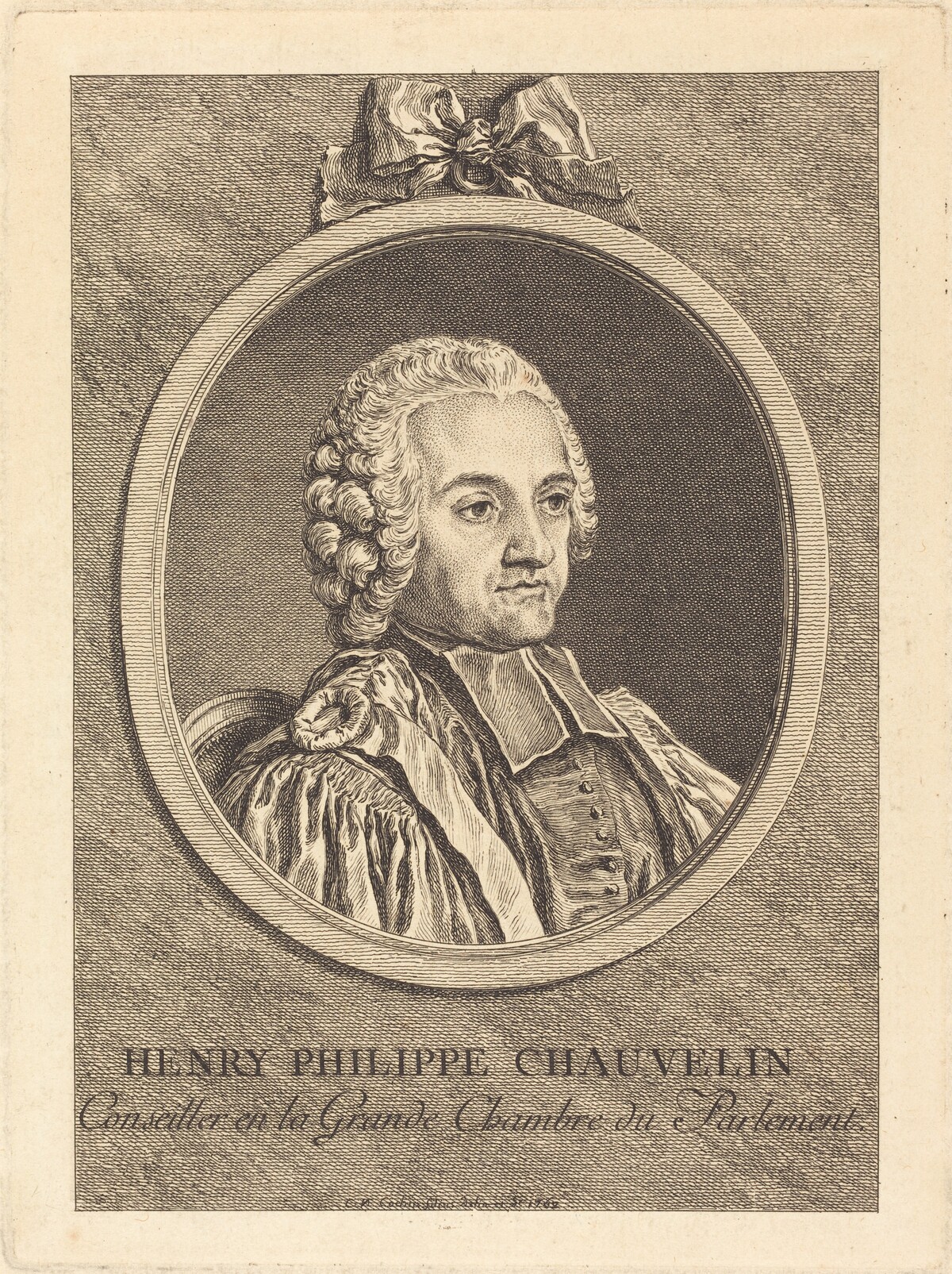 Henry Philippe Chauvelin by Charles-Nicolas Cochin II