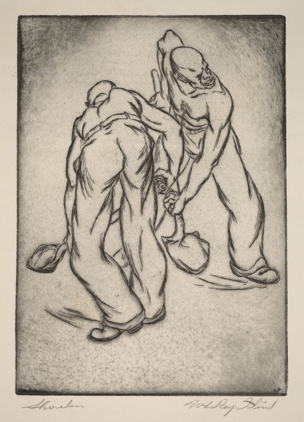 Shovelers by William LeRoy Flint