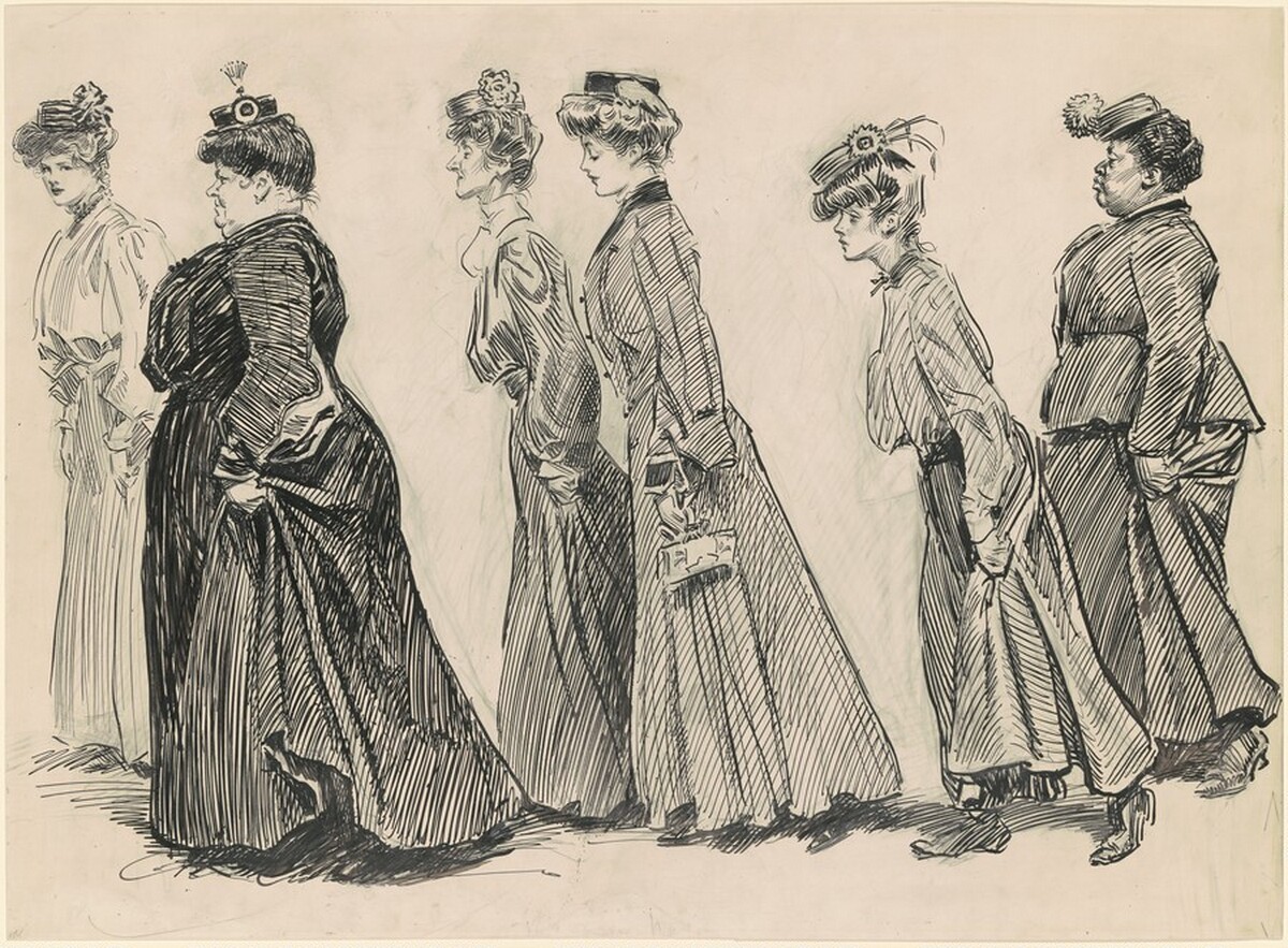 The New Hat by Charles Dana Gibson