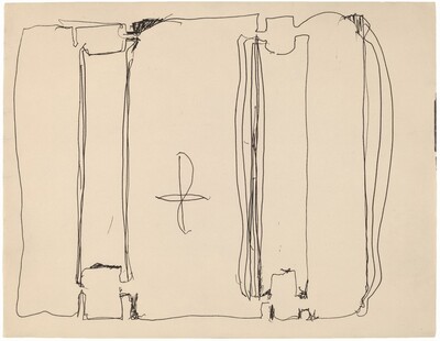 Untitled (Sketch for Harvard Mural)