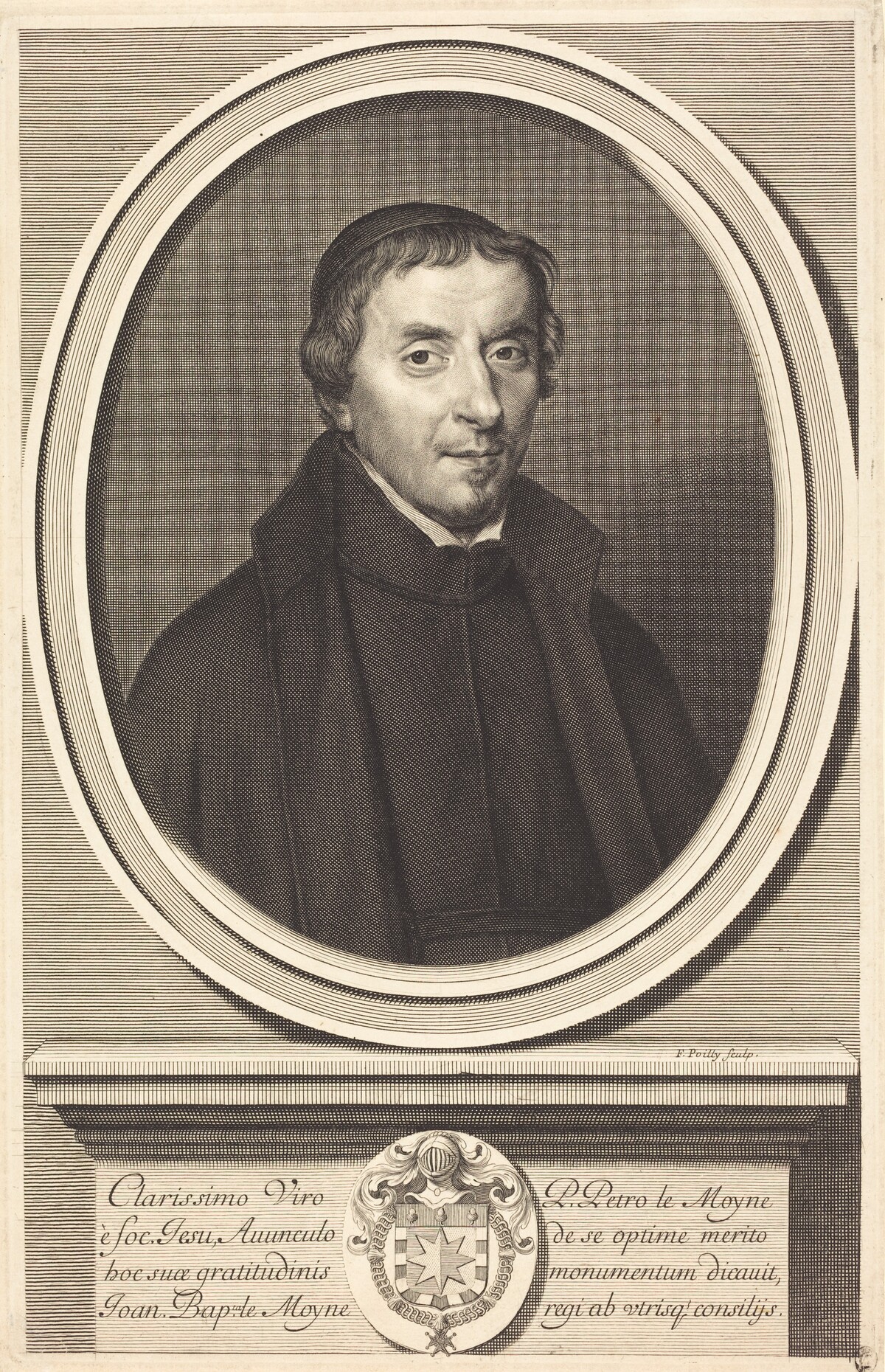 Pierre le Moyne by Francois de Poilly I after Philippe de Champaigne