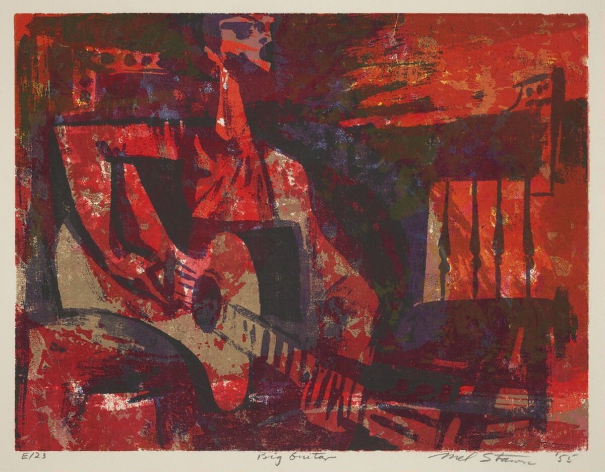 Big Guitar by Melvin Nicholas Strawn