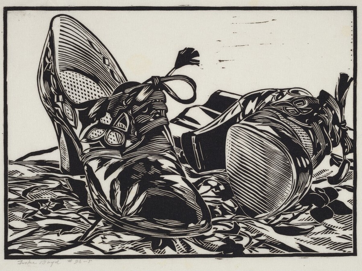 Pair of Lady's Shoes by Fiske Boyd